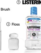 Listerine Total Care Extra Mild ústní voda bez alkoholu 500 ml