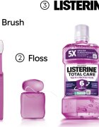 Listerine Total Care Teeth Protection ústní voda pro kompletní ochranu zubů 6 v 1 Clean Mint 250 ml