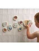 Little Dutch Forest Friends Bath Foam Figures pěnové samolepky do vany 10 m+ 16 ks