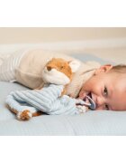 Little Dutch Forest Friends Cuddle Cloth mazlicí dečka s klipem 0 m+ Blue 1 ks