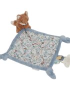 Little Dutch Forest Friends Cuddle Cloth usínáček s klipem 0 m+ Blue 1 ks