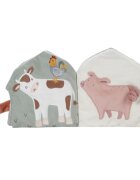 Little Dutch Little Farm Soft Activity Book kontrastní edukativní knížka 1 ks