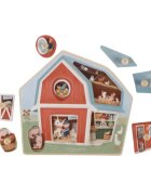 Little Dutch Little Farm Wooden Puzzle puzzle ze dřeva 12 m+ 1 ks