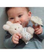 Little Dutch Miffy Fluffy Lucky Leaves Ring Rattle chrastítko 0 m+ Blue 1 ks