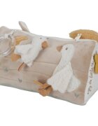 Little Dutch Newborn Naturals Activity Triangel interaktivní plyšová hračka pro děti od narození 1 ks