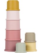 Little Dutch Stacking Cups stohovací kelímky Pink 8 ks