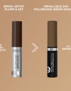 L’Oréal Paris Infaillible Brows gel na obočí odstín 3.0 Brunette 49 ml