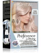 L’Oréal Paris Préférence Le Blonding Toner kyselý toner neutralizující mosazné podtóny odstín 02 Pearl Blonde 1 ks