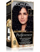 L’Oréal Paris Préférence permanentní barva na vlasy odstín 1 Black 1 ks