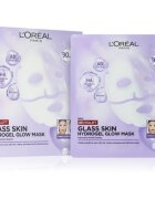 L’Oréal Paris Revitalift Filler Glass Skin hydrogelová maska s rozjasňujícím efektem 4 ks
