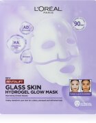 L’Oréal Paris Revitalift Filler Glass Skin hydrogelová maska s rozjasňujícím efektem 4 ks