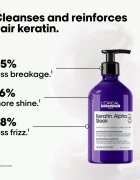 L’Oréal Professionnel Serie Expert Keratin Alpha Sleek šampon pro hladký vzhled vlasů 500 ml