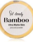 Lovely Bamboo Pressed Powder matující pudr odstín Transparent 1 ks