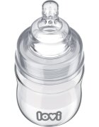 LOVI Glass skleněná kojenecká láhev 0m+ 150 ml