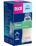 LOVI Glass skleněná kojenecká láhev 0m+ 150 ml