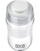 LOVI Glass skleněná kojenecká láhev 3m+ 250 ml