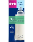 LOVI Glass skleněná kojenecká láhev 3m+ 250 ml