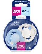 LOVI PRIME 0-6m dudlík Frost/Glacier 2 ks
