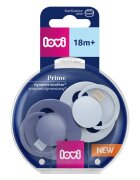 LOVI PRIME 18m+ dudlík Baby Blue/Blue 2 ks