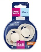 LOVI PRIME 18m+ dudlík Coconut/Ivory 2 ks