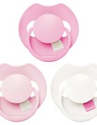 LOVI PRIME 6-18m dudlík Peony Pink 3 ks