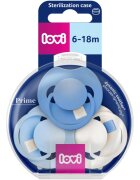 LOVI PRIME 6-18m dudlík Ultramarine Blue 3 ks