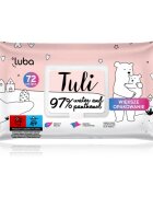 Luba Tuli 97% Water and Panthenol dětské jemné vlhčené ubrousky 72 ks