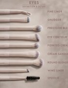 Luvia Cosmetics All Eye Want Nude Aura sada štětců na líčení očí