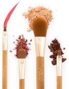 Luvia Cosmetics Bamboo Travel sada štětců cestovní