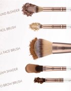 Luvia Cosmetics Daily Selection sada štětců s pouzdrem Prime Vegan