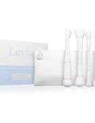 Luvia Cosmetics Duo Voyage cestovní sada štětců s taštičkou Blue Horizon 7 ks