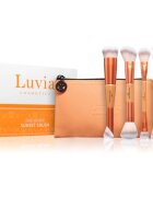 Luvia Cosmetics Duo Voyage sada štětců s pouzdrem Sunset Crush 7 ks