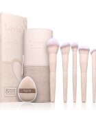 Luvia Cosmetics Nude Aura sada štětců s pouzdrem