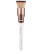 Luvia Cosmetics Prime Vegan Prime Buffer kuželový štětec na make-up Pearl White / Metallic Coffee Brown 1 ks