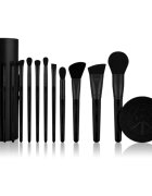 Luvia Cosmetics Prime Vegan Pro Black Edition sada štětců 12 ks