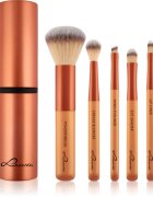 Luvia Cosmetics Travel Set sada štětců s pouzdrem na cesty Sunset Crush 7 ks