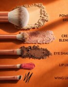 Luvia Cosmetics Travel Set sada štětců s pouzdrem na cesty Sunset Crush 7 ks