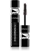 MAC Cosmetics MACStack Mascara Superstack Mega Brush Mini objemová a prodlužující řasenka mini odstín Black 8 ml