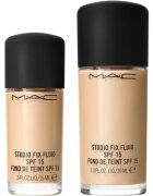 MAC Cosmetics Mini Studio Fix Fluid SPF 15 24HR Matte Foundation + Oil Control matující make-up SPF 15 odstín NC16 15 ml