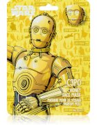 Mad Beauty Star Wars C3PO hydratační plátýnková maska s medem 25 ml