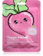 Mad Beauty Veggie Friends Radish plátýnková maska s hydratačním účinkem 25 ml