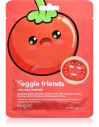 Mad Beauty Veggie Friends Tomato plátýnková maska s antioxidačním účinkem 25 ml