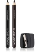 Magic studio Eyeliner Pencil Brow & Sharpener sada na oči a obočí 0.5 g