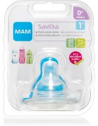 MAM Baby Bottles Teat V1 savička na láhev Slow Flow 0m+ 1 ks