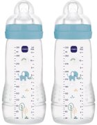 MAM Easy Active™ Baby Bottle dětská láhev 4m+ Blue 2x330 ml