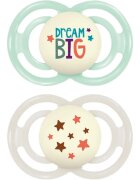 MAM Perfect Night 16+ months dudlík Mint/ Grey 2 ks