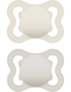 MAM Supreme 0m+ dudlík Beige/ Grey 2 ks