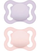 MAM Supreme 0m+ dudlík Purple/ Pink 2 ks