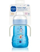 MAM Trainer Night láhev Blue 4m+ 220 ml