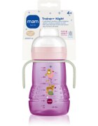 MAM Trainer Night láhev Violet 4m+ 220 ml